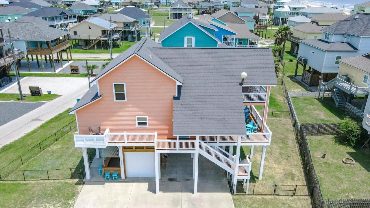 Spring Break Specials! Front Row Views - Tiki Bar - Playground Villa Bolivar Peninsula Dış mekan fotoğraf