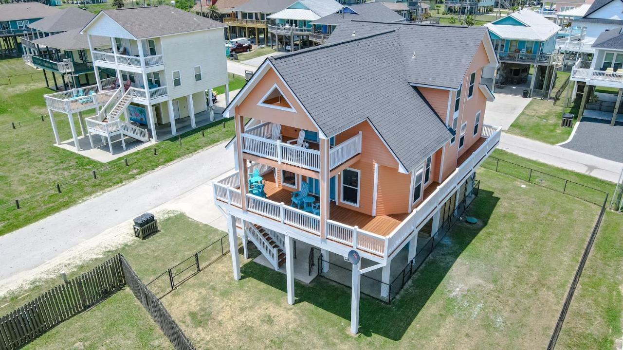 Spring Break Specials! Front Row Views - Tiki Bar - Playground Villa Bolivar Peninsula Dış mekan fotoğraf